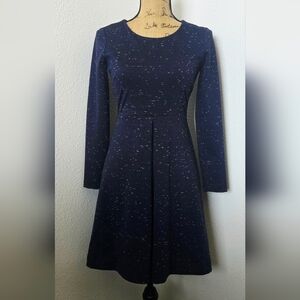 Madewell Dark Blue Long Sleeve Dress